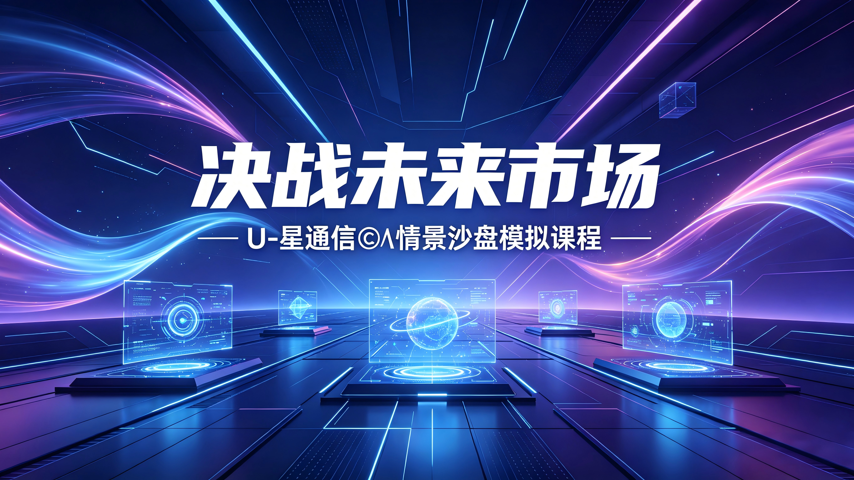 《决战未来市场》“U”-星通信©️情景沙盘模拟课程